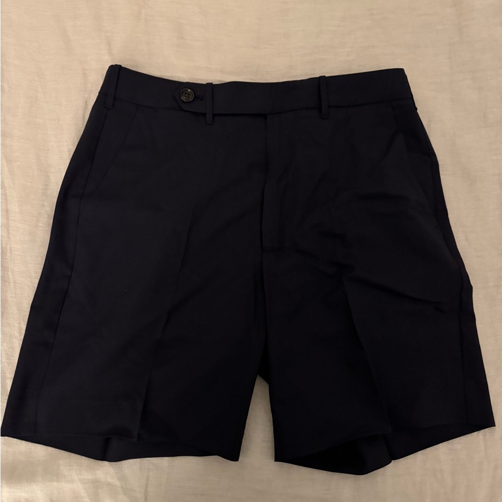 Todd Snyder Navy Men's Pleated Shorts